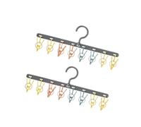 BATHVEVE 2piezas Perchero Ganchos De Perchas Giratorias Para Ropa y Calcetines Para Armario o Baño