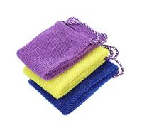BATHVEVE 3 piezas Esponja Exfoliante de Cuerpo con Correa para Ducha Cepillo de Espalda para Mujeres y para Exfoliación Suave y Cuidado Baños y