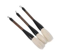 BATHVEVE 3 Pinceles De Caligrafía China: Pincel Profesional De Tinta Sumi Para, Dibujar Y Pintar. Pluma De Pelo De Suave Para Artistas Y Principiantes.