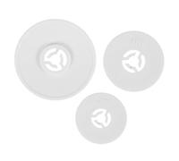 BATHVEVE 3 Tapas de Plástico Blanco Paquete de 3 Piezas para Pasadores de Carrete, Accesorios y Fáciles de Almacenar para Máquinas de Coser Domésticas