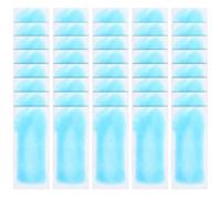 BATHVEVE 40 Parches Refrescantes de Verano sin Refrigeración, Láminas Portátiles de Gel Azul para Aliviar el Calor en Casa y Trabajo
