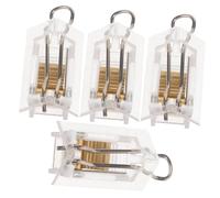 BATHVEVE 4piezas Cierre De Cordón para Persianas Venecianas Herrajes para Persianas Venecianas Mecanismo De Cierre De Cordón para para Uso Ventanas