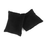 BATHVEVE 5 piezas Almohadas de Terciopelo Negro para Exhibición de Joyas y Pulseras Cojines Compactos de Pack de Unidades para Mostrador y Vitrina