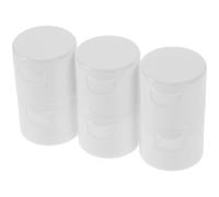 BATHVEVE 50piezas Tapas De Plástico Reutilizables Para Botellas Tapas Abatibles Para Champú Pasta De Dientes Para Viajes y Uso Diario