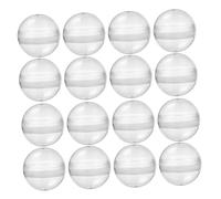BATHVEVE 50piezas Transparentes Rellenables Para Máquina Expendedora Bolas Vacías De Plástico Multiusos Para Fiesta y Empaque De Regalos