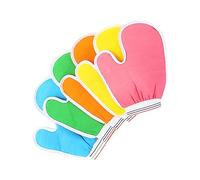 BATHVEVE 5piezas Guantes De Baño Exfoliantes Para Ducha y Spa Guantes De Ducha Para Fregar El Cuerpo Color Aleatorio
