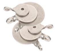 BATHVEVE 6 Piezas de Objetivos para Tiro de Acero Inoxidable 304 Resistentes Intemperie, Tamaños 2 Cm, 3 Cm y 4 Cm, Ideales para Práctica y Entrenamiento en Interiores y Exteriores