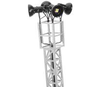 BATHVEVE 87, Mini Modelo Luz Blanca Fría, Accesorio Decoración Mesa Arena, Lámpara Señal Ferroviaria Simulada, Luz Semáforo Tren en Miniatura