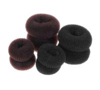 BATHVEVE 8piezas Kit Moldeador De Moños Donut Para Pelo Con Apto Para Cabello Fino y Grueso Para Peinados Bodas Escuela y Fiestas