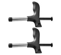 BATHVEVE Abridor de Cocos Inoxidable 2 Piezas Pequeño para Hacer Agujeros Mango Antideslizante, Herramienta Reutilizable para Frutas, Suministros de Cocina Domésticos para Abrir Cocos