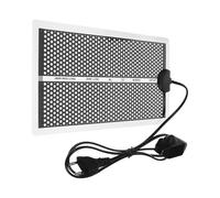 BATHVEVE Alfombrilla Térmica para Reptiles y Mascotas Pequeñas con Control de Temperatura Ajustable, Material Pet Negro, Adecuado para Accesorios de Terrarios y Uso Doméstico