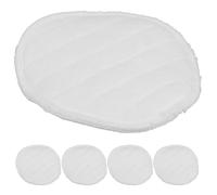 BATHVEVE Almohadillas para Pezones Reutilizables para Lactancia Materna, 12 Capas de Algodón, Lavables y Absorbentes, 10 Piezas de Color Claro para Embarazadas y Madres