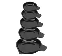 BATHVEVE Bandeja para Báscula Digital de 5 Piezas, Plato de Pesaje de Plástico Pp para Cocina E Industria, Accesorio para Balanza Electrónica de Laboratorio, Uso Preciso y Práctico