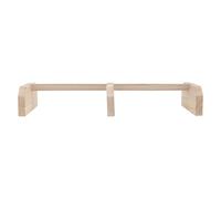 BATHVEVE Barra de Asador de Pollos de Madera Khaki para Descansar y Jugar, Perchero Grande para Gallinas y Pollos en Gallinero