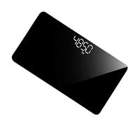 BATHVEVE Báscula Digital Recargable Portátil para Peso Corporal Electrónica con Superficie de Espejo para y Uso Doméstico