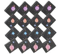 BATHVEVE Bloc de Notas Portátil Espiral Doble, 16 Unidades, Minicuaderno de Papel Fácil de Usar Vida Diaria y Vacaciones