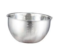 BATHVEVE Bol Mezclador para Huevos Inoxidable con Bowl para Ensalada y Almacenamiento de Alimentos Diseño Duradero y Versátil para Cocina y Repostería