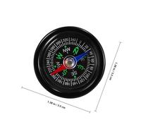 BATHVEVE Brújula para Bicicleta de Montaña Práctica y Duradera Accesorio de Ciclismo Pequeño y Fácil de Instalar para Navegación Precisa Rutas