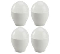 BATHVEVE Cazador Furtivo de Huevos para Microondas 4 Piezas Tazas para Cocinar Huevos de PP Seguras Resistentes y Aptas para Horno Accesorio Práctico para Desayuno Saludable y Cocina