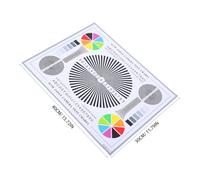 BATHVEVE Color Wheel Camera Focus Alignment Chart Adhesive Lens Test Card For Indoor Outdoor Security Camera Calibration And Quick Deployment Monitoring
