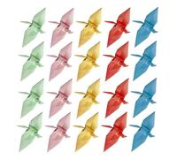 BATHVEVE de Grullas de Origami de Papel Versátiles y 100 Piezas 5 Cm Color Aleatorio para de Bodas y Fiestas para Cumpleaños y Día de San Valentín