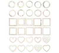 BATHVEVE de Papel de Cuaderno Fácil de Doblar y Escribir para Manualidades 30 Hojas Borde de Encaje Vintage Varios estilos Adecuado para Decorar Álbumes y Origami Varios estilos
