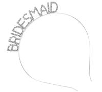 BATHVEVE Diadema Gemas De Imitación Para Dama De Honor Tocado De Creativo Accesorios Cabello De Fiesta De Boda Letra De Dama De Honor Diadema Para Mujer