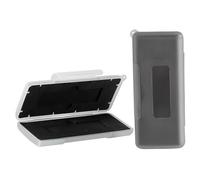 BATHVEVE Estuche de Almacenamiento para 2 Discos SSD Protección contra Vibraciones y Humedad, Caja Portátil Rígida Color Gris, Incluye Almohadilla Amortiguadora, para Uso en Ordenadores y