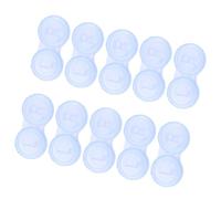 BATHVEVE Estuche para Lentes de Contacto Doble Marco 10 Piezas Plástico Ligero para Viajes y Hogar Que Mantiene Las Lentes Limpias y Organizadas