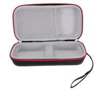 BATHVEVE Estuche Protector Para Glucómetros y Medidores De Ácido Úrico, Bolsa De Almacenamiento Multifuncional Cremallera, Resistente y Portátil, Material Oxford Negro, Para Uso Doméstico y Viaje