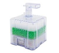 BATHVEVE Filtro de Esquina para Acuario Algodón y Plástico Multicapa para Filtración Mecánica y Biológica en Mascotas Acuáticas