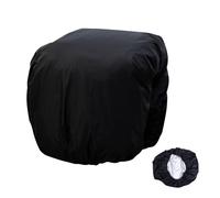 BATHVEVE Funda para Bolsa de Maletero Negro, 190t Poliéster Tafetán, Resistente a Tormentas y Fácil de Usar, Compatible Mochila de 40-50l para Ciclismo