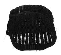 BATHVEVE Gorro de Peluca Trenzado Negro Mediano, Malla Elástica Transpirable, Gorra para Hacer Pelucas, Cómoda para Mujeres y Niñas, Uso Diario y Cuidado del Cabello