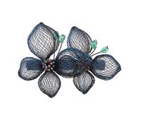 BATHVEVE Horquilla de Cristal Mariposas Pasador Elegante Pelo de Mujer Accesorio de Temporada Cabello