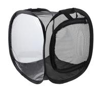 BATHVEVE Jaula Versátil para Insectos y Mariposas de Tela Negra Diseño Único, Fácil de Alimentar y Liberar, Adecuado para Observación y Crianza en Interiores
