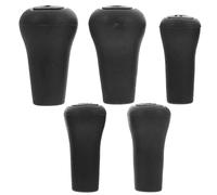 BATHVEVE Juego de 5 Perillas de Cambio para Carretilla Elevadora de Plástico Negro Flexible para Uso Industrial en Palanca de Cambios