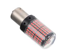 BATHVEVE Lámpara de Señal LED para Coche 1156 Ba15s Roja 144 Smd 3014 Antiestroboscópica Decodificador 12-24v Luz de Decodificación Automática para Luces Direccionales de Freno