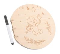 BATHVEVE Libro de Visitas para Shower Retro Álbum de Firmas para Invitados Recuerdo para Mamá Regalo Práctico para Fiesta de Bienvenida del Especial para Niña