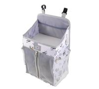 BATHVEVE Organizador de Pañales con Múltiples Bolsillos Almacenamiento Versátil y Ligero con Diseño de Animales del Zoológico de Poliéster para Cunas para Guardería y Uso en Casa