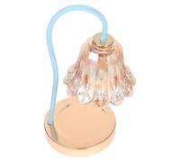 BATHVEVE Piezas para Lámpara Calentadora De Velas (DIY): Base De Lámpara con Aromaterapia Y Cera Fundida, Pantalla Artística para Decoración De Oficina, Hogar O Dormitorio.