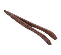 BATHVEVE Pinzas para Servir Té de Madera Punta Curva y Manejo de Precisión Utensilios de Cocina para Casas de Té y Uso Doméstico Accesorio Adecuado