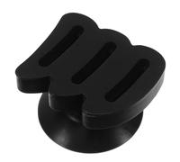 BATHVEVE Porta Púas de Guitarra Negro Clip de Silicona y Ventosa, Ligero y Fácil de Llevar, Adecuado para Tocar Momento