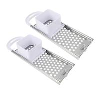 BATHVEVE Raspador de para Hacer Fideos y de de Acero Inoxidable 2 Piezas Resistente al Óxido Desgaste, Herramienta Manual para Cocina