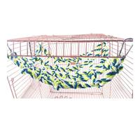 BATHVEVE Red de Escalada Tejida de Algodón para Pájaros Cuerda Gruesa, Columpio Pequeño Adecuado para Mascotas y Jaulas de Loros