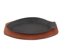 BATHVEVE Sartén para Asar Parrilla Forma de Pez 30,5x13,5 Cm, Hierro Superficie Lisa, Profundidad 3,5 Cm, Bandeja Reutilizable para Cocinar Pescado en Casa y Barbacoa