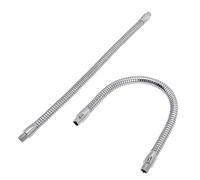 BATHVEVE Soporte Flexible para Lámpara LED de Hierro Rosca Externa y Base de Liberación Rápida, 2 Piezas, Ajustable y Fácil de Orientar para Iluminación