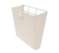 BATHVEVE Soporte para Jaula de Conejos Estante Fijo para Comedero de Mascotas, Grande Capacidad, Color Beige, Apto para Conejos, Cobayas y Chinchillas, Comedero Empotrado para Heno