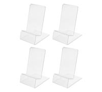 BATHVEVE Soporte para teléfono Celular de acrílico, 4 Unidades, Compacto y Resistente, para exhibición en escaparate y Escritorio