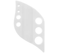 BATHVEVE Soporte Para Vasos De Tinta y Tazas De Tatuaje De Silicona Blanca, 1 Unidad, Tamaño Pequeño, Resistente y Antioxidante, Para Profesionales De Salón y Uso Doméstico, Diseño Ovalado Portátil