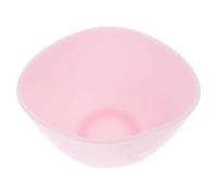 BATHVEVE Tazón de Silicona Anti-caída para Uso Doméstico Bowl Medidor para Mascarillas Faciales Mezcla y Preparación Pequeño Rosa